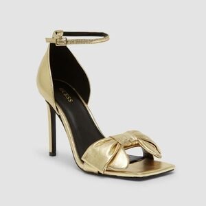 Guess Women's Sancia Gold Bow Dress Sandals